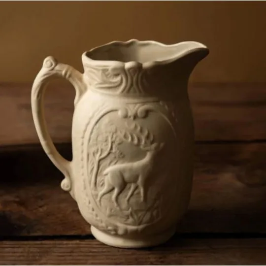 Pichet carafe vase MANUFACTURE DE DIGOIN modèle Cerf 1L en grès émaillé - 5 coloris