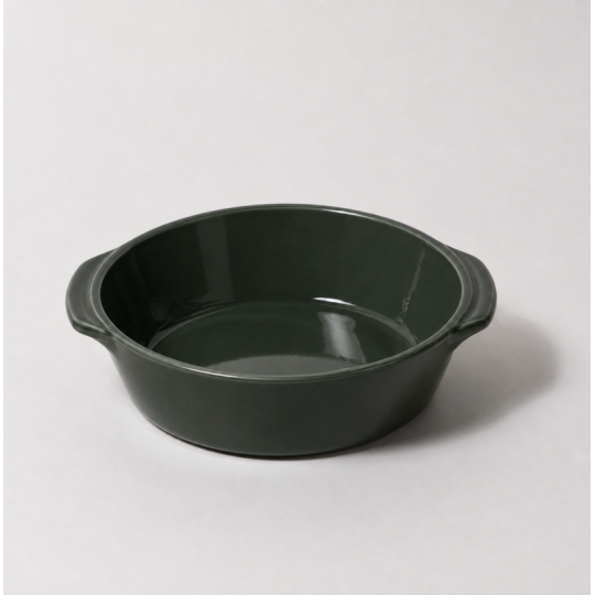 Plat creux n°14 MANUFACTURE DE DIGOIN moyen modèle 1L en grès émaillé - 3 coloris