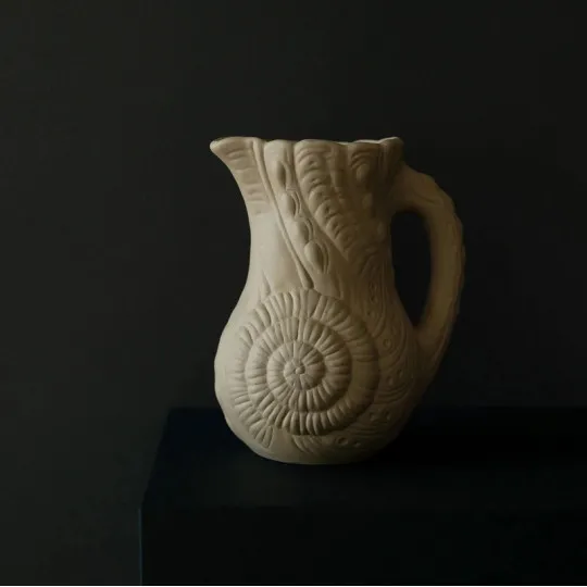 Pichet carafe vase MANUFACTURE DE DIGOIN modèle Fougères 1L en grès émaillé - 4 coloris
