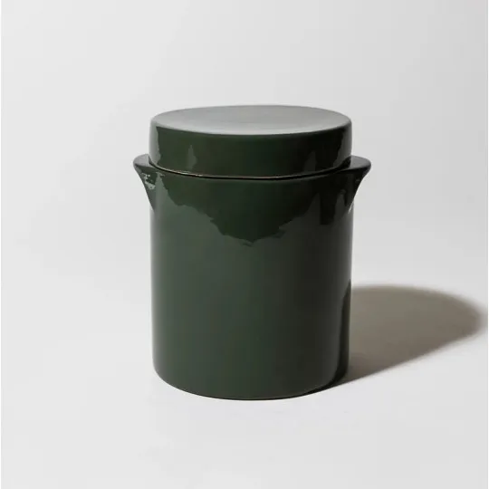 Boite cylindrique n°20 MANUFACTURE DE DIGOIN 0.5L en grès émaillé - 5 coloris