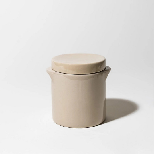 Boite cylindrique n°1 MANUFACTURE DE DIGOIN 1L en grès émaillé - 5 coloris