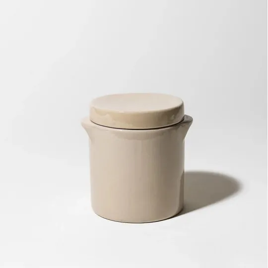 Boite cylindrique n°1 MANUFACTURE DE DIGOIN 1L en grès émaillé - 5 coloris