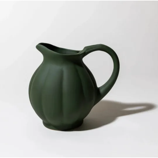 Pichet carafe vase MANUFACTURE DE DIGOIN modèle Citrouille 1L en grès émaillé - 8 coloris