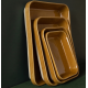 Plat rectangulaire n°1 MANUFACTURE DE DIGOIN très grand modèle 4.7L en grès émaillé - 6 coloris