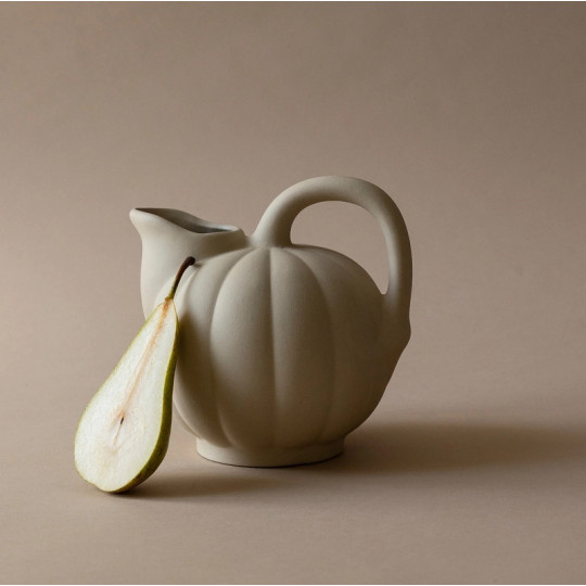 Pichet carafe vase MANUFACTURE DE DIGOIN modèle Melon 1L en grès émaillé - 12 coloris