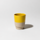 Tasse à café gobelet verre à eau MANUFACTURE DE DIGOIN 0.15L bicolore en grès émaillé - 10 coloris