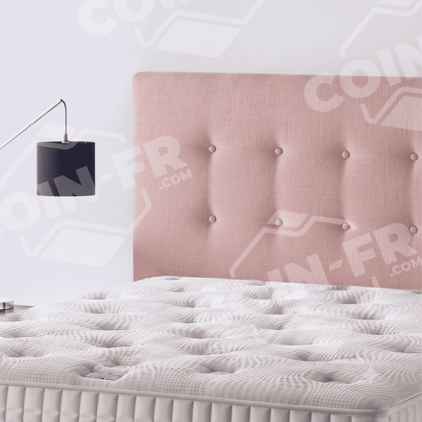 Tête de lit SIMMONS Roméo H.100cm - 40 coloris 5 tailles