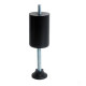 Jeu de 2 pieds centraux réglables EPEDA pour sommier hauteur 10-20cm coloris noir