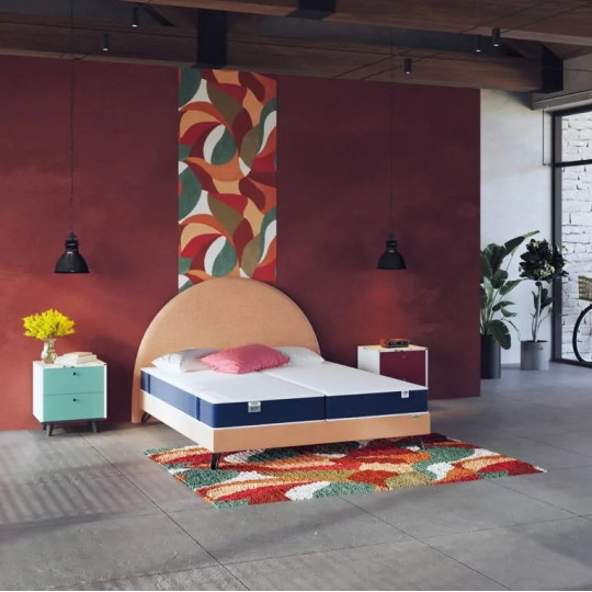 Tête de lit DUNLOPILLO Lune hauteur 120cm - 5 tailles 95 coloris