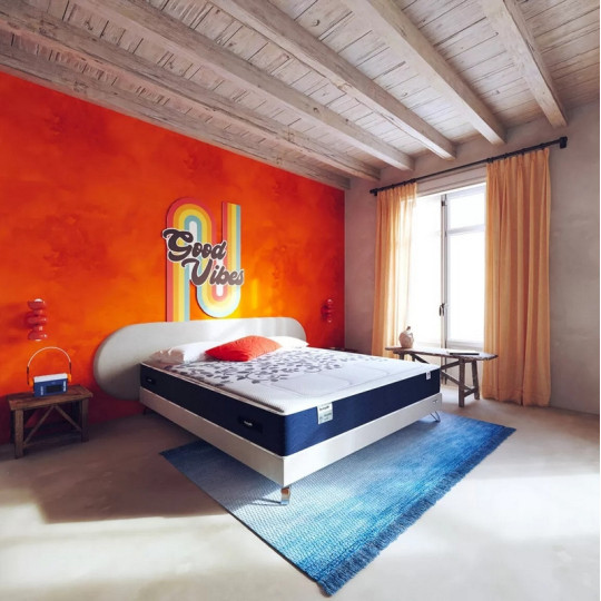 Tête de lit DUNLOPILLO Tictak hauteur 80cm - 4 tailles 95 coloris