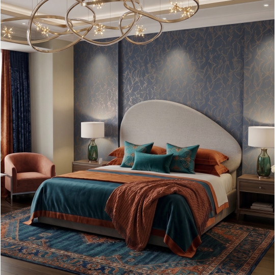 Tête de lit DUNLOPILLO Galet hauteur 100cm - 4 tailles 95 coloris