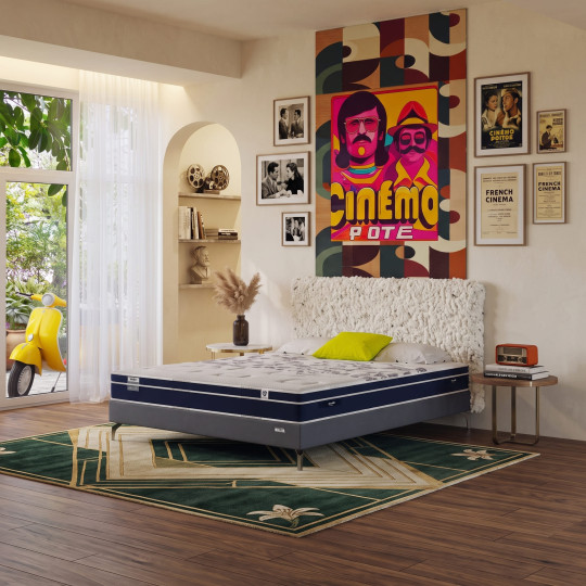 Tête de lit DUNLOPILLO Essentielle hauteur 120cm - 5 tailles 95 coloris.