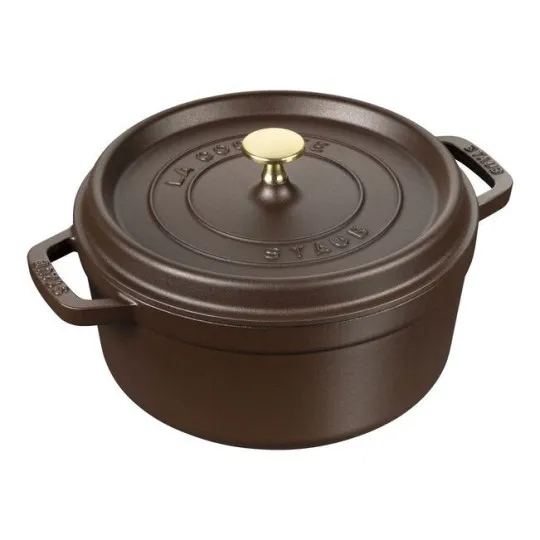 Cocotte en fonte STAUB ronde 24cm - 7 coloris