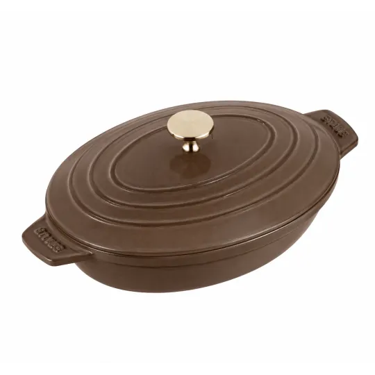 Assiette chaude plat fonte STAUB 23cm - 2 coloris
