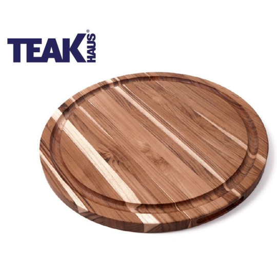 Planche à découper ronde CRISTEL Scandi Teakhaus 45cm