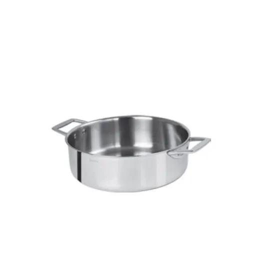 Sauteuse à deux anses CRISTEL Castel Pro en inox - 2 tailles