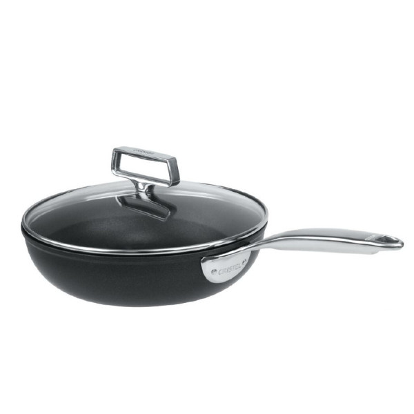 Sauteuse CRISTEL Castel Pro Ultralu Céraliss+ 24cm avec couvercle