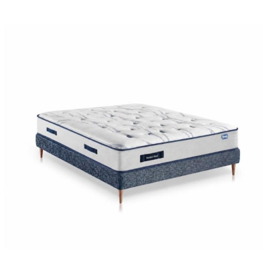 Ensemble matelas sommier et pieds SIMMONS Rendez-vous 2026 matelas à ressorts ferme 28cm - 4 coloris 9 tailles