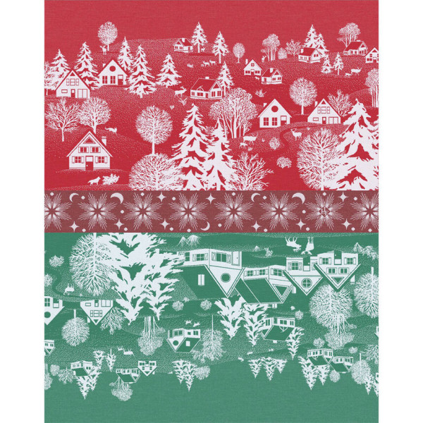 Torchon LE JACQUARD FRANCAIS Sous les étoiles 100% coton 60x80cm - 2 coloris