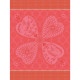Torchon LE JACQUARD FRANCAIS Peace & Love 100% coton 60x80cm - 2 coloris