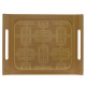 Plateau LE JACQUARD FRANCAIS Hôtel Particulier Boiseries 58x42cm en bois de bouleau