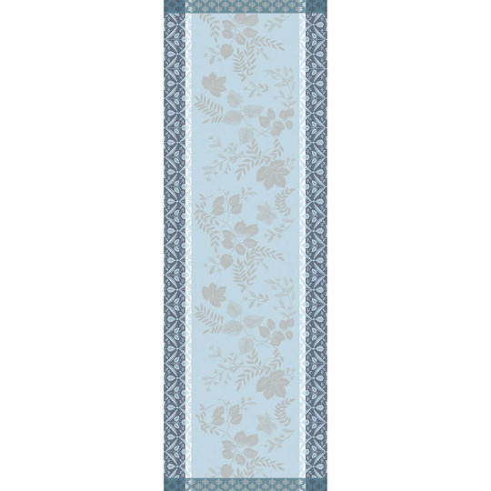 Chemin de table LE JACQUARD FRANCAIS Manor Lane Lupin 100% coton 50x150cm