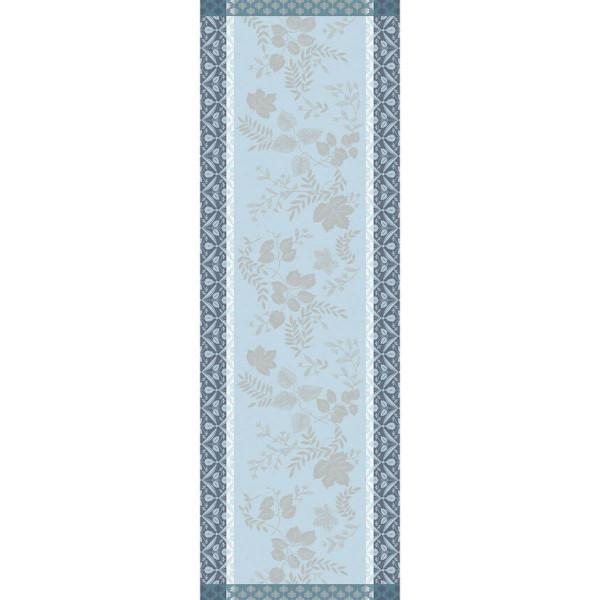 Chemin de table LE JACQUARD FRANCAIS Manor Lane Lupin 100% coton 50x150cm