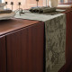 Chemin de table LE JACQUARD FRANCAIS Sulawesi Canopée 100% coton 50x150cm