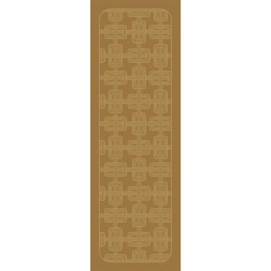 Chemin de table LE JACQUARD FRANCAIS Hôtel Particulier Boiseries 100% lin 50x150cm