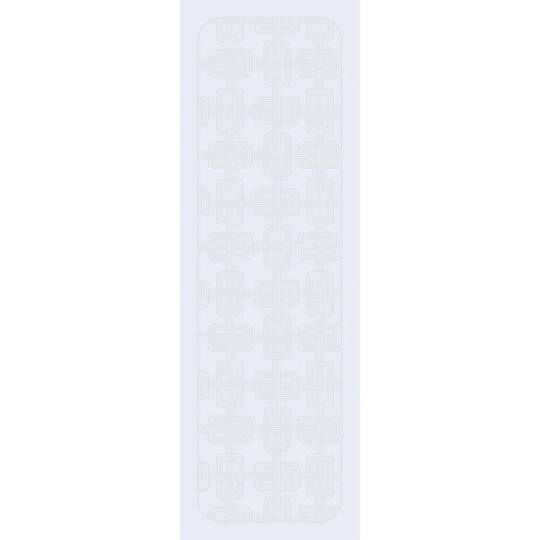 Chemin de table LE JACQUARD FRANCAIS Hôtel Particulier Stuc 100% lin 50x150cm