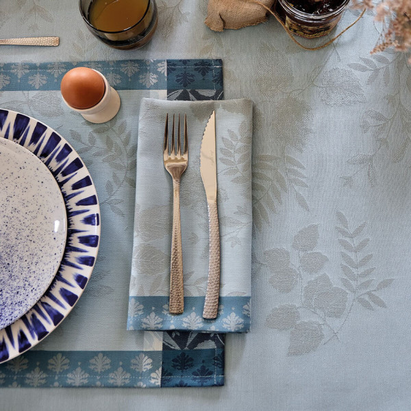 Set de table LE JACQUARD FRANCAIS Manor Lane Lupin 100% coton enduit 50x36cm