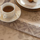 Set de table LE JACQUARD FRANCAIS Manor Lane Rosé des prés 100% coton enduit 50x36cm