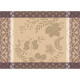 Set de table LE JACQUARD FRANCAIS Manor Lane Rosé des prés 100% coton enduit 50x36cm