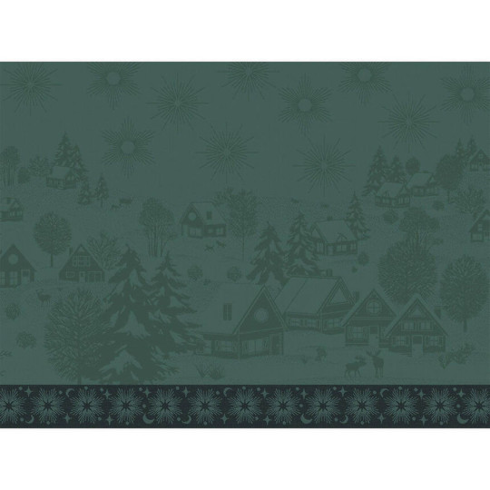 Set de table déperlant LE JACQUARD FRANCAIS Sous les Etoiles Gui 100% coton 50x36cm