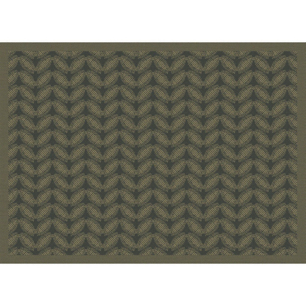 Set de table LE JACQUARD FRANCAIS Sulawesi Feuillage Canopée 100% coton enduit 50x36cm