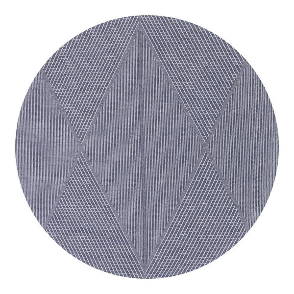 Set de table rond LE JACQUARD FRANCAIS Club losanges 42cm coton et lin - 3 coloris