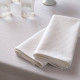 Serviette de table LE JACQUARD FRANCAIS Club Coton Albâtre coton et lin 50x50cm