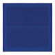 Serviette de table LE JACQUARD FRANCAIS Club Coton Deep blue coton et lin 50x50cm