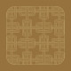 Serviette de table LE JACQUARD FRANCAIS Hôtel Particulier Boiseries 100% lin 55x55cm