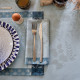 Serviette de table LE JACQUARD FRANCAIS Manor Lane Lupin 100% coton 50x50cm