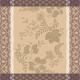 Serviette de table LE JACQUARD FRANCAIS Manor Lane Rosé des prés 100% coton 50x50cm
