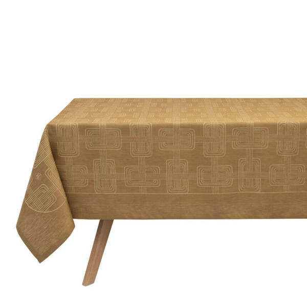 Nappe LE JACQUARD FRANCAIS Hôtel Particulier Boiseries en 100% lin - 5 tailles