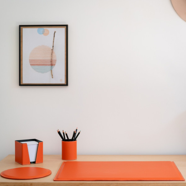 Sous main en cuir MIDIPY Beaurecueil - 7 coloris