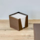 Bloc cube à papiers MIDIPY Savines en cuir - 7 coloris