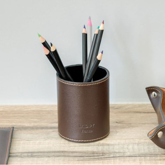 Pot à crayons MIDIPY Sigoyer en cuir - 7 coloris