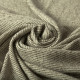 Plaid MIDIPY Munia noir et blanc en haute laine française 140x200cm franges écru porte-plaid camel