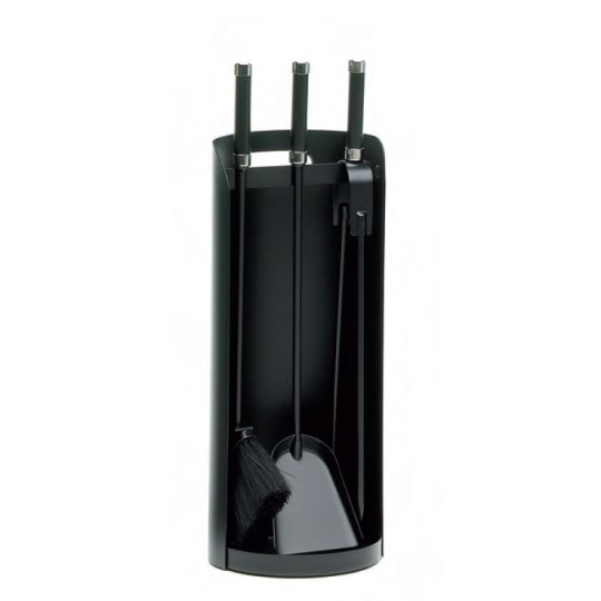 Serviteur de cheminée REIGNOUX C 540 C noir et inox h.60cm