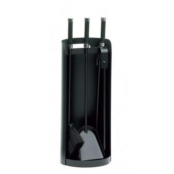 Serviteur de cheminée REIGNOUX C 540 C noir et inox h.60cm