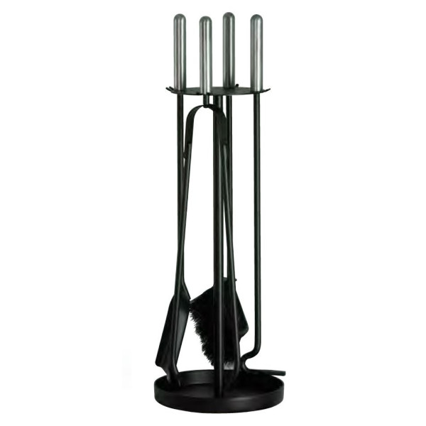 Serviteur de cheminée REIGNOUX C 520N noir h.62cm