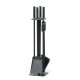 Serviteur de cheminée REIGNOUX C 514N noir h.65cm